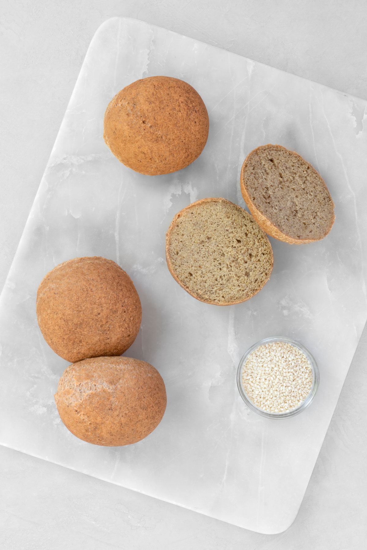 red lentil bread rolls