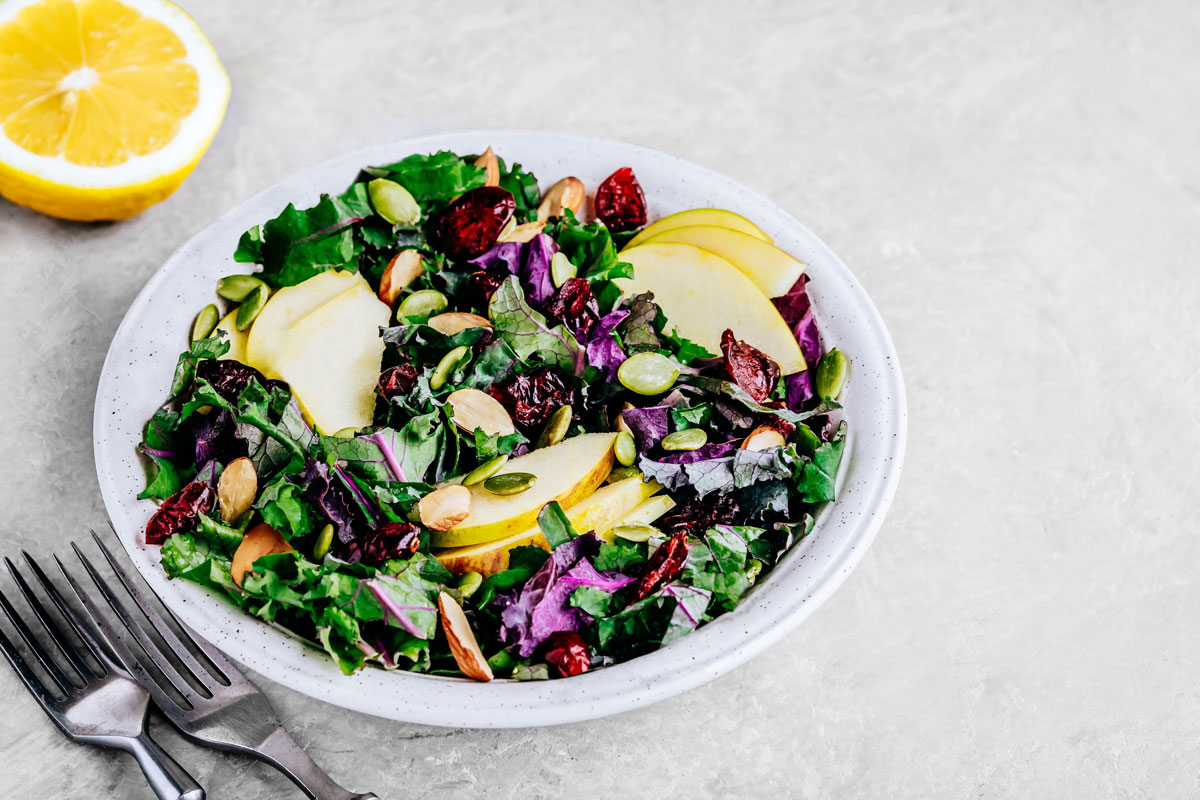 apple kale salad recipe