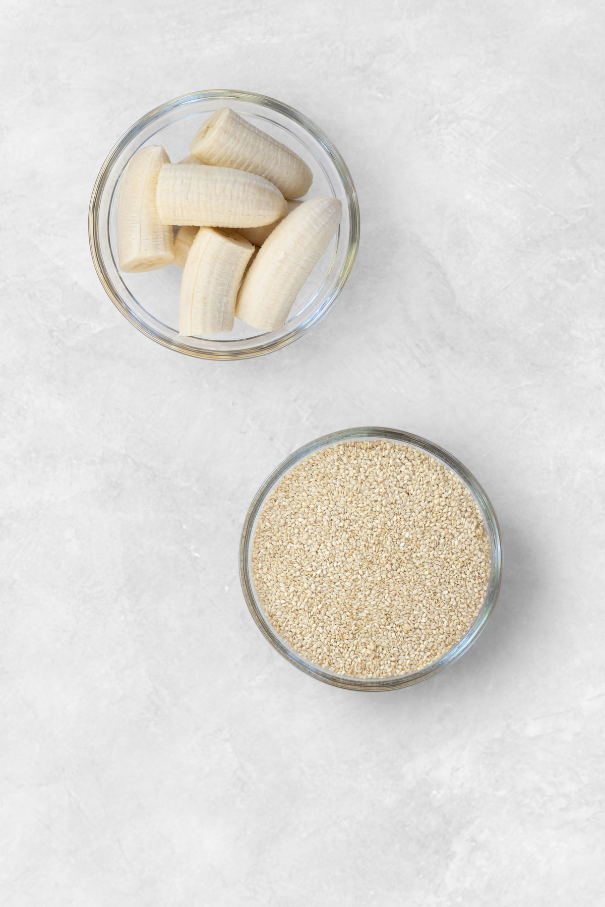 ingredients for sesame cakes