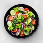 homemade garden salad