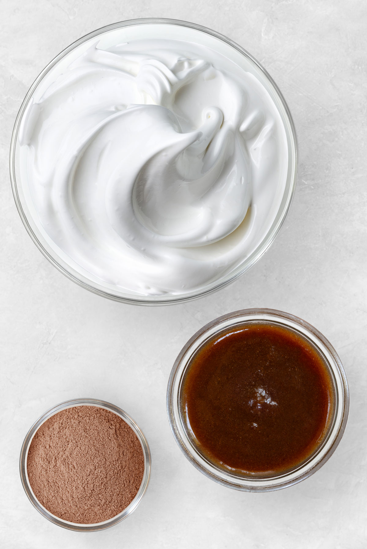 ingredients for no-churn chocolate ice cream