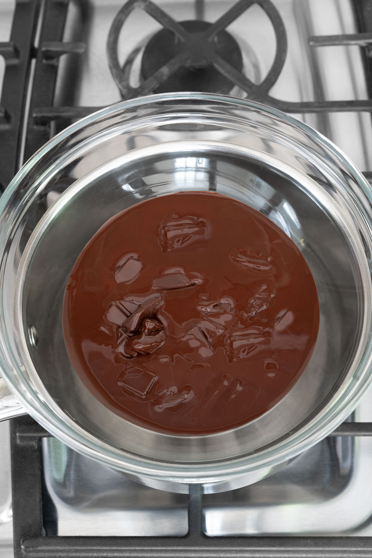 melting chocolate in a double boiler